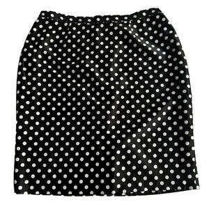 Le Suit Women's Plus Size Polka Dot Skirt, 18W